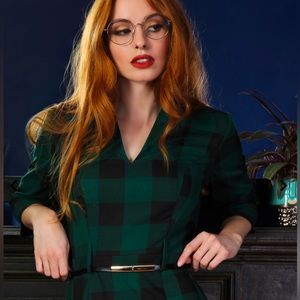 Bright & Beautiful Collectif Gingham Dress Modcloth Unique Vintage